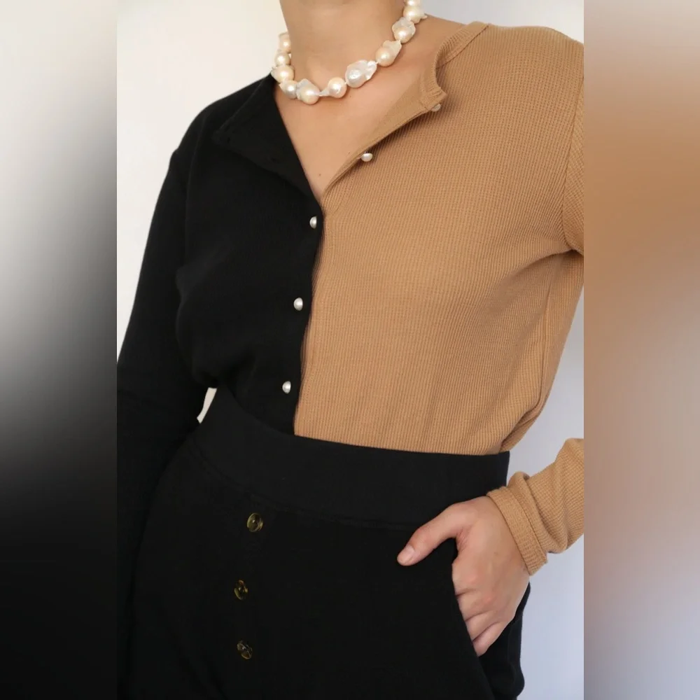 DONNI Duo Thermal Cardigan - Picture 2 of 6